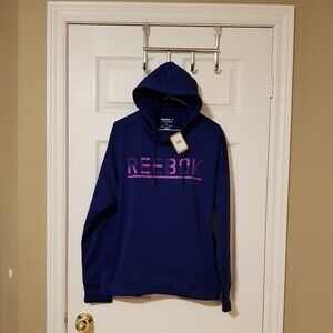 NWT Reebok Women's Workout Ready Fleece Hoodie Sweatshirt ~ Size L (Large) ~
